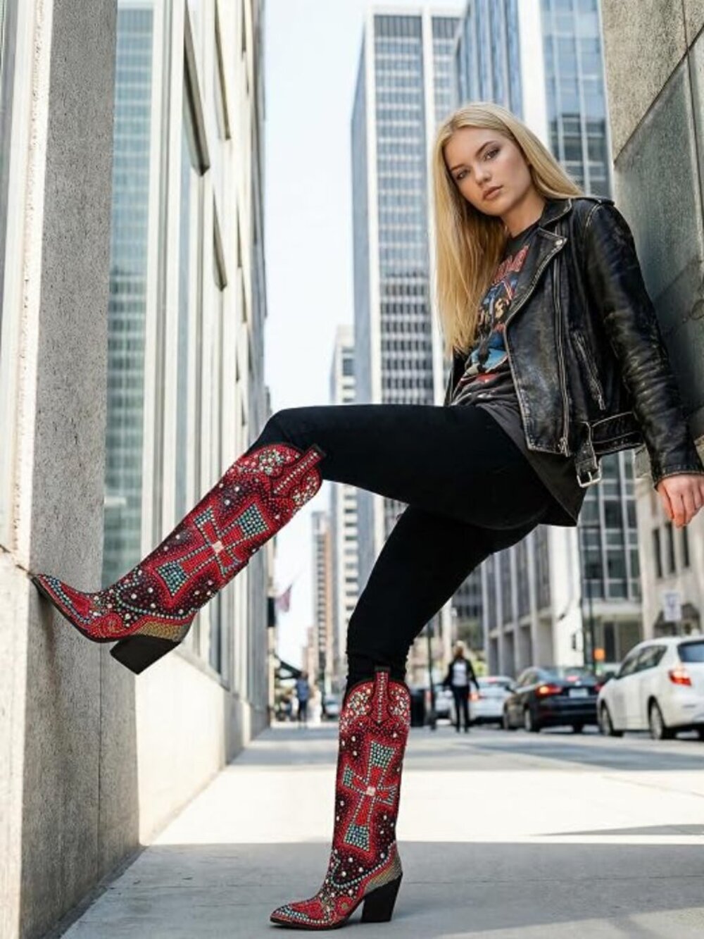Women's Rhinestone Cowboy Boots